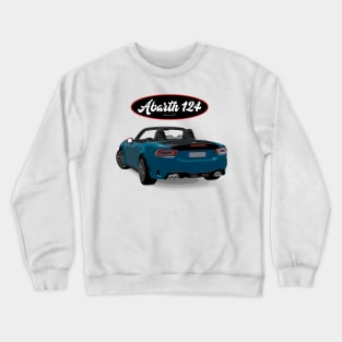 ABARTH 124 Azzurro Back Crewneck Sweatshirt